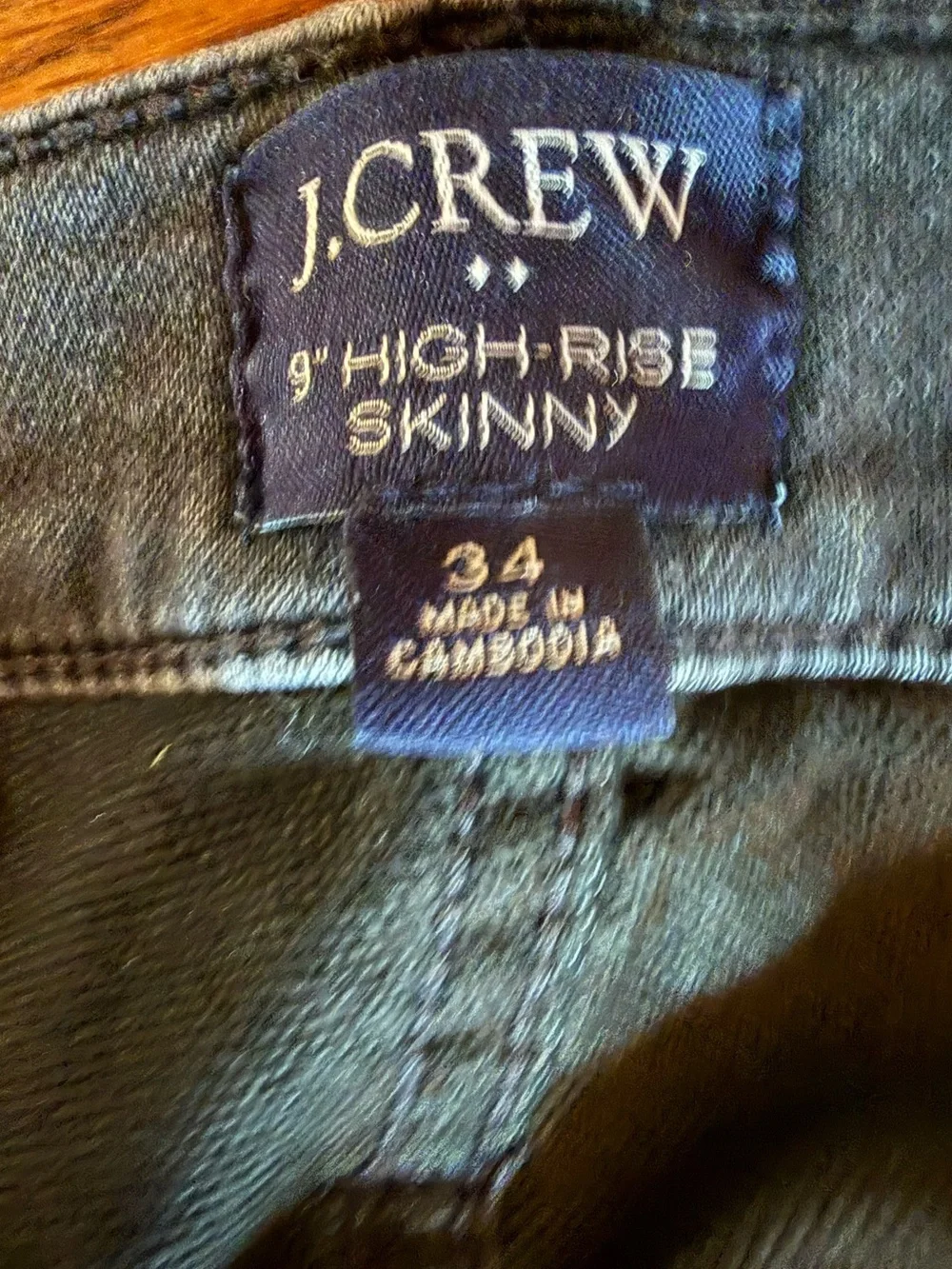 J. Crew Women's Straight Sweat-pant Jeans in Faded Black Wash